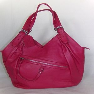 Pink Italian Leather Shoulder bag